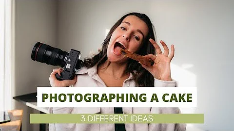 Food Photography Tutorial l How to photograph a cake in 3 different ways