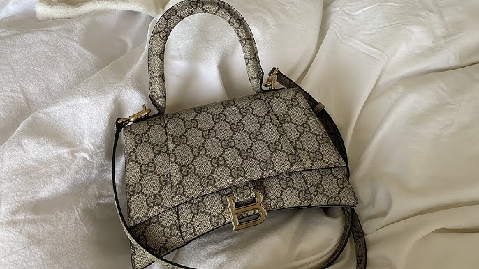 Medium Hourglass Bag Review ONE YEAR UPDATE 🗓 // Wear + Tear On My Gucci x Balenciaga  Bag 