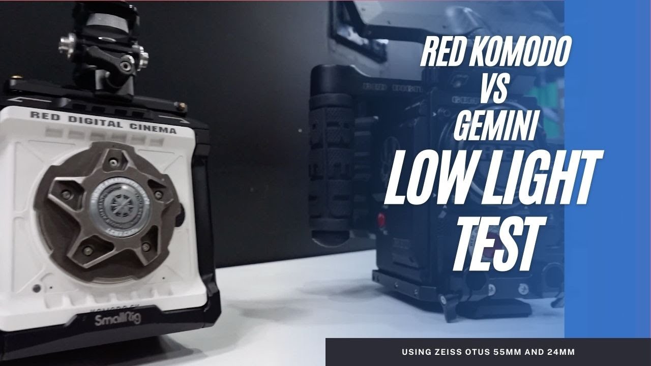 RED Komodo vs Gemini Part 2 High ISO comparison test footage YouTube