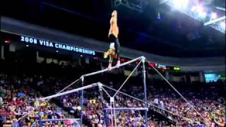 YouTube   Shawn Johnson   Uneven Bars   2008 Visa Championships   Women   Day 2