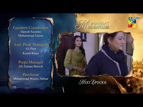 Mohabbat Mukhtasir - Episode 03 Teaser [ Usama Khan & Madiha Imam ] HUM TV