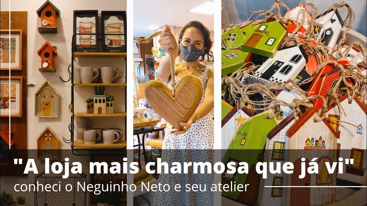 Tour pela loja, oficina e muitas dicas do artesão que faz os corações de madeira mais lindos!