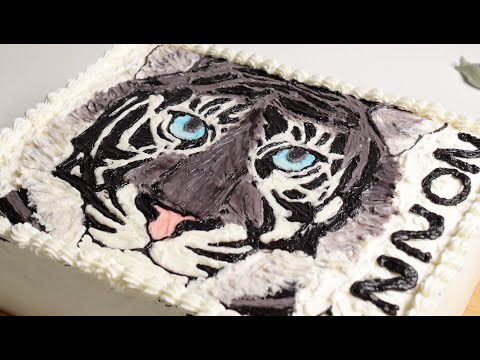 2022년 임인년 <strong>흑호랑이</strong> 케이크 만들기