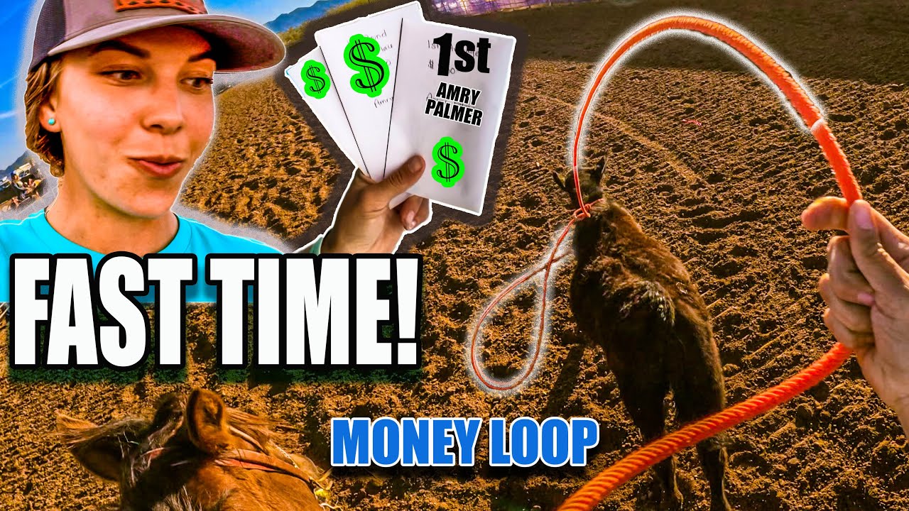 WE WON A BREAKAWAY ROPING JACKPOT YouTube