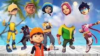 Bermain Game memasangkan kepala Boboiboy petir dan kawan kawan nya !!