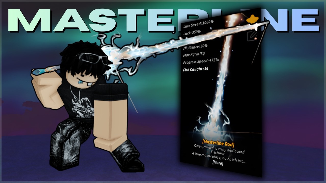 FINALLY Obtaining the Masterline Rod in Fisch Roblox! (Best Rod?) - YouTube