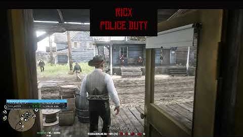 RedM - RicX Police Duty - RedEM:RP - RDR2 Red Dead Redemption Script