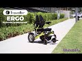 E traveller 180 ergo   an overview of this folding electric wheelchair
