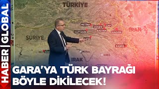 Gara'ya Türk Bayrağı Böyle Dikilecek! TSK'nin Kuzey Irak'taki Hakimiyeti 40 Kilometre'ye Çıkıyor