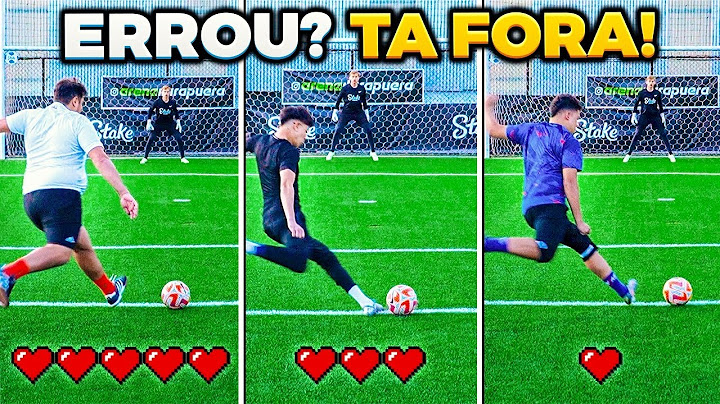 SE ERRAR 5 CHUTES PERDE 😱 DESAFIO NA PRESSÃO #2