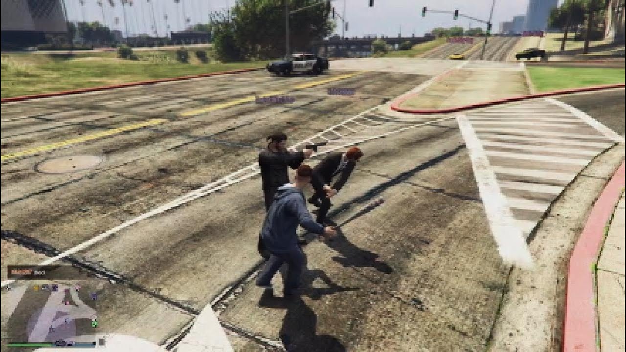 Chaos in Los Santos GTA Onine Funny Moments - YouTube