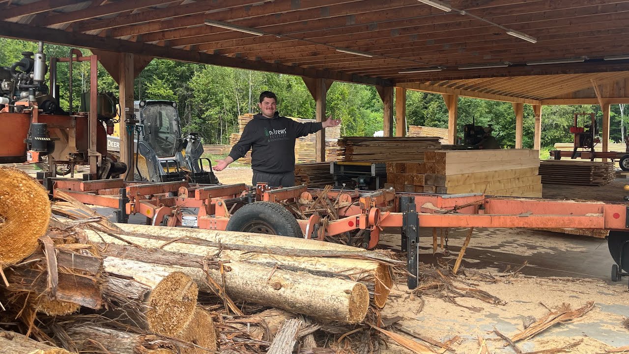 Logyard How to setup your log yard for efficiency! - YouTube