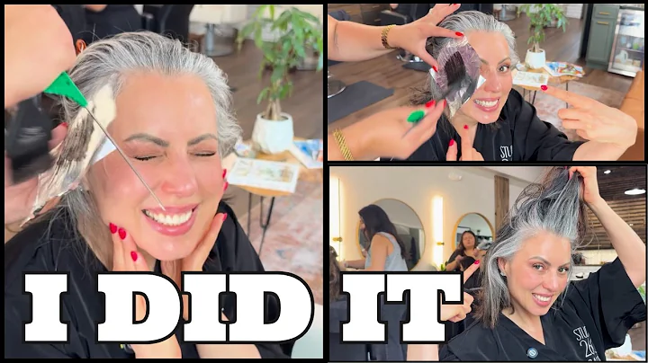 I colored my Gray Hair after 18 months of no dye