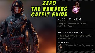 Blackout How To UNLOCK Zero The Numbers Outfit(Alien Charm Location Guide)