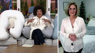 Back 'N Belly Mini Chic Supreme Body Pillow by Leachco on QVC screenshot 5
