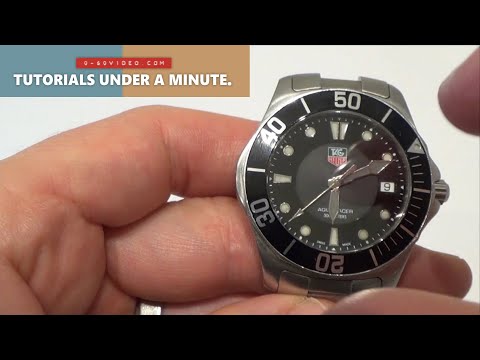 Come utilizzare la ghiera su un DIVERS WATCH - Aquaracer