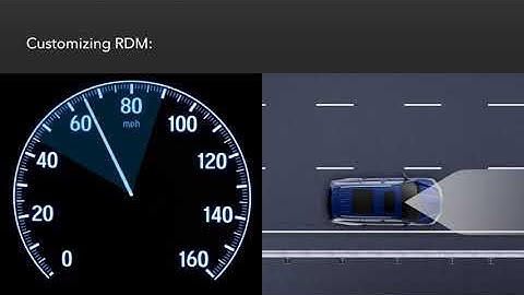 Honda Pilot: How to Use the Road Departure Mitigation System (RDM): Display Audio Models