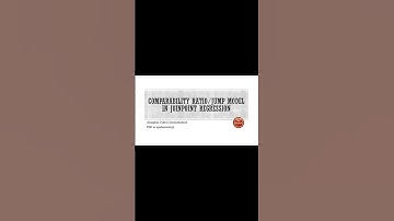 Tutorial for comparability ratio and jump model in joinpoint regression #biostatistics #medicine