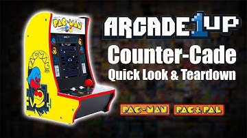 Arcade1UP Counter-Cade Quick Look & Teardown -  Pac Man