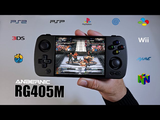 ANBERNIC RG405M Handheld Game Console 4 Inch IPS Touch Screen