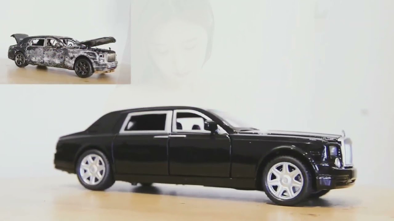 Repairing toy cars,Repair a Rolls-Royce toy car soaked in water for a long time