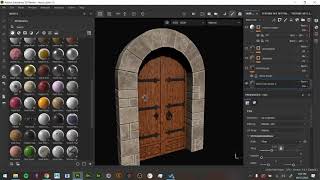 Substance Painter: Wooden Door demo