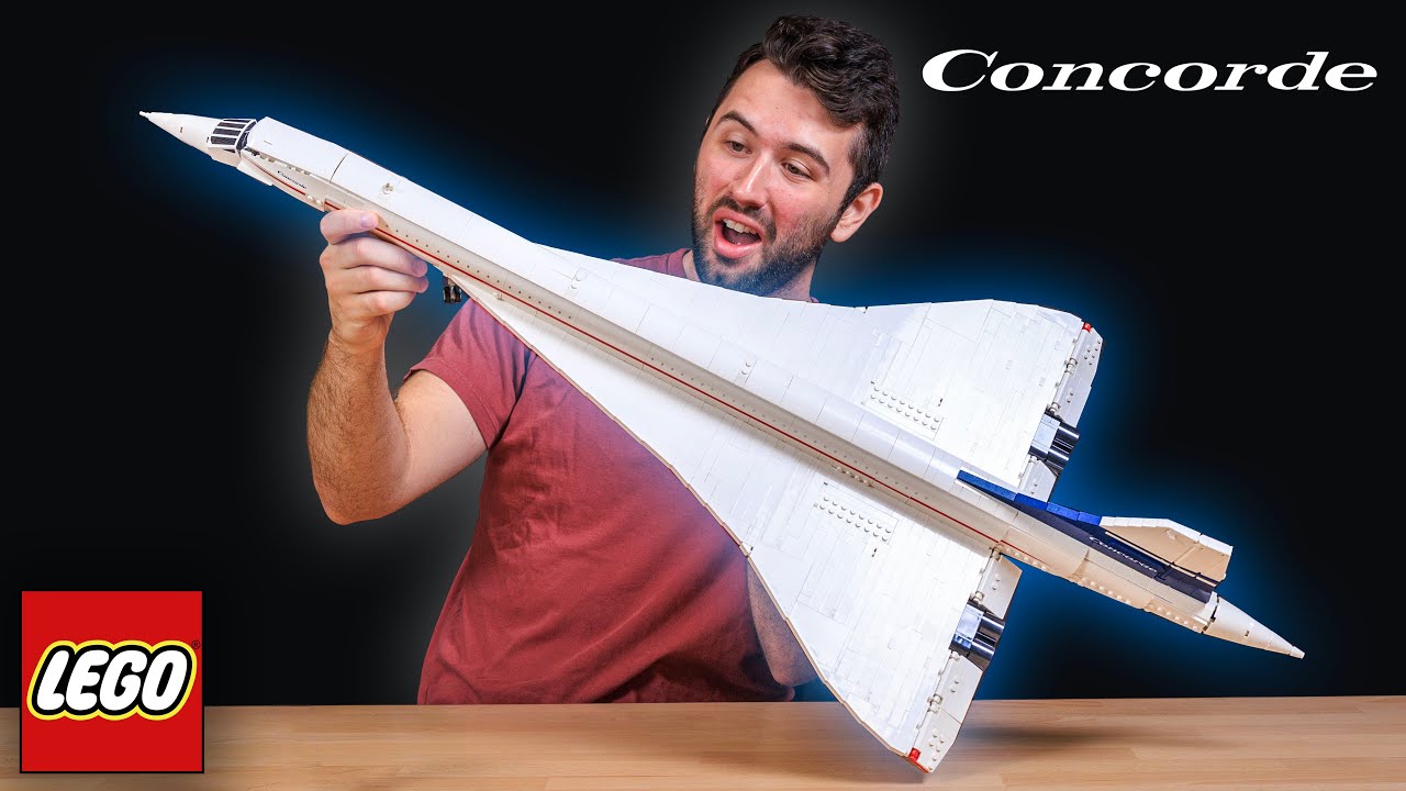 I wasn't ready for the LEGO Concorde (Review) 