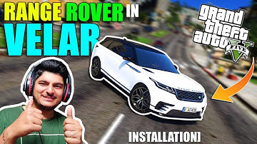 How to install Range Rover Velar Car Mod in GTA 5 | Range Rover in gta 5