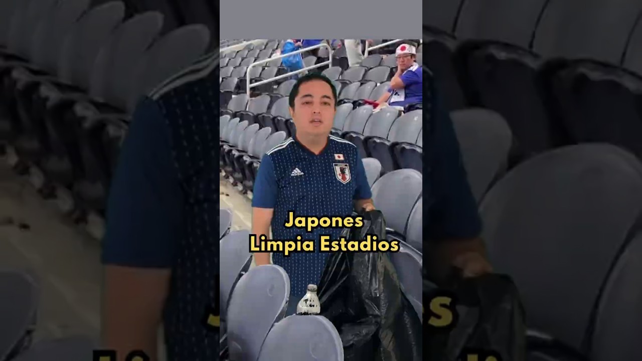 Japones limpia estadios #comedia #mexico #japon #mundial