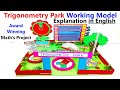 Engaging Trigonometry Park Working Model for Math Exhibitions 🏞️