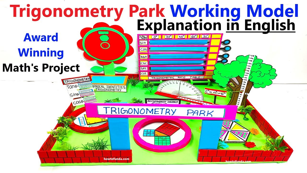 trigonometry-park-working-model-explanation-in-english-maths-project