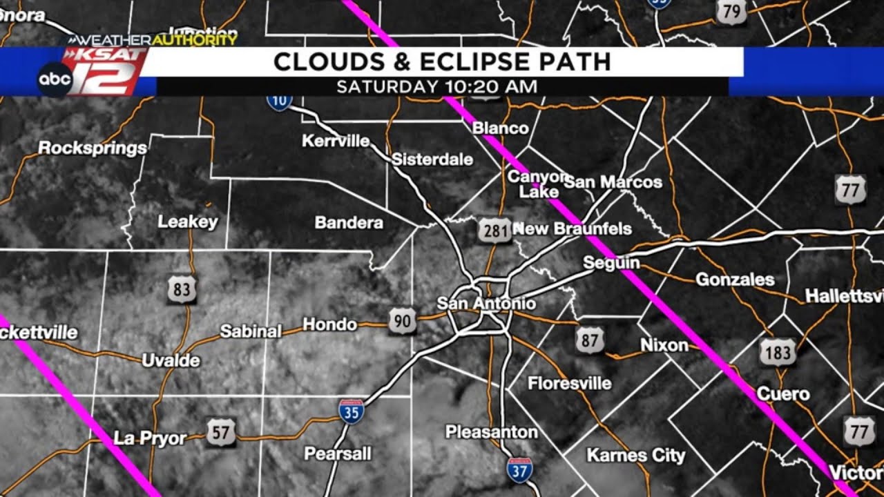 Where Clouds Might Get In The Way Of Eclipse
