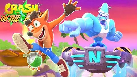 CRASH BANDICOOT ON THE RUN : FROSTY MUTAGEN NITRUS BRIO DEFEATED