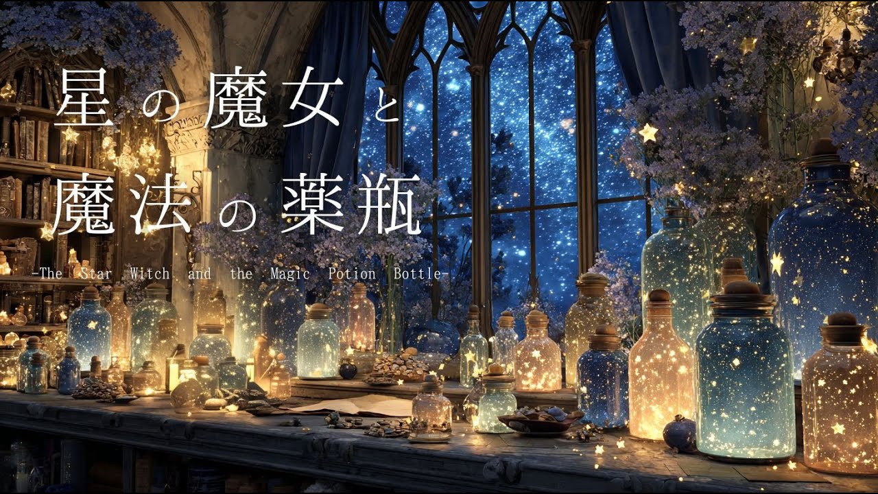 星の魔女と魔法の薬瓶｜Relaxing Night Piano BGM