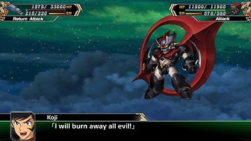 Super Robot Wars V Mazinger Zero All Attack