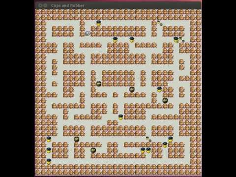 Cops and Robber [Multithreading, Game in C]