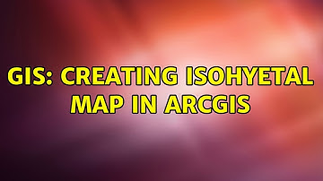 GIS: Creating isohyetal map in ArcGIS