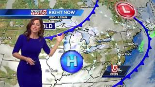 Video: Extreme cold coming with wind too