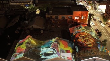 "Biggie Inspires" by Optimo for SCENESTER PROJECTS - projection mapping project