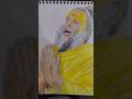 Premanand Maharaj ji drawing #drawing #shorts #art #premanandjimaharaj #krishnaji