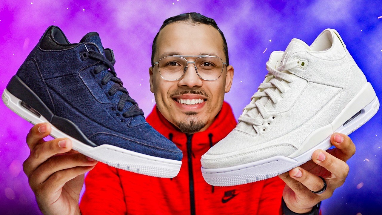 Air Jordan 3 Deconstructed White & Black SAMPLE - YouTube