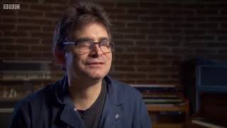 Steve Albini listens to Shellac on an iPod.