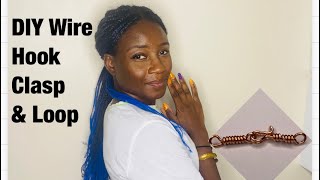 Copper wire clasp - How to make DIY wire clasp