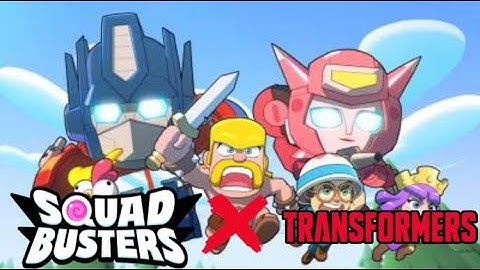 Squad Busters x Transformers – Coming September 16th! 🌠
