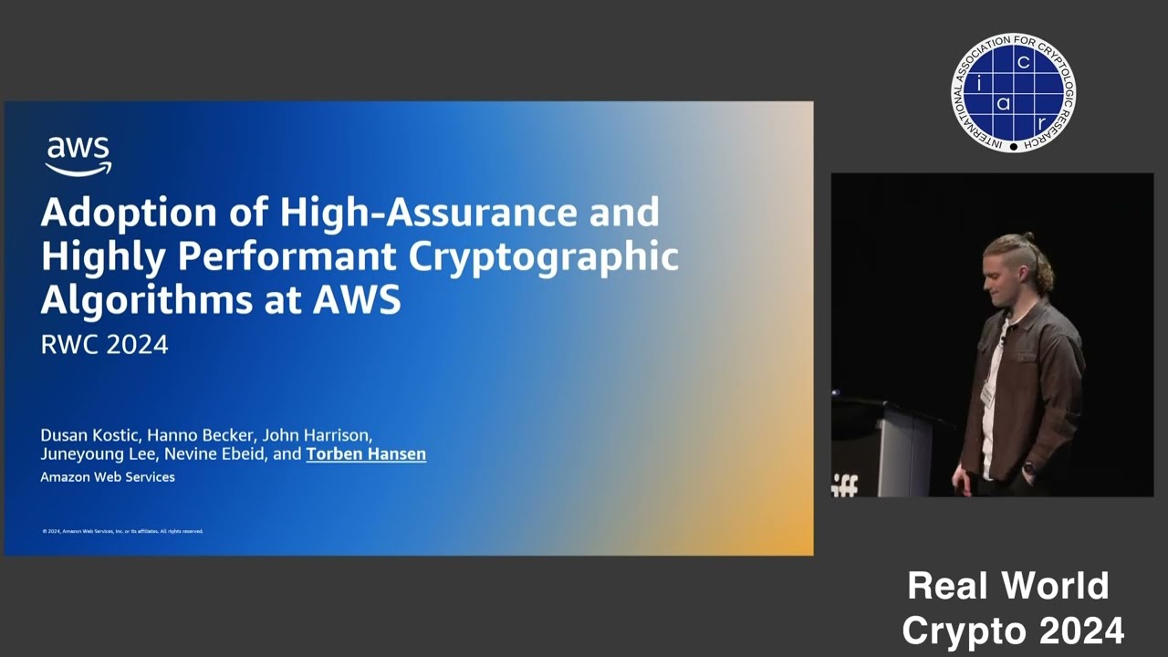 Adoption of High Assurance and Highly Performant Cryptographic Algorithms  at AWS (RWC 2024)