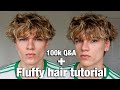 Summer 2023 fluffy fringe hair tutorial  100k qna