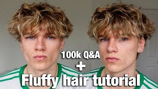 Summer 2023 fluffy fringe hair tutorial + 100k QnA