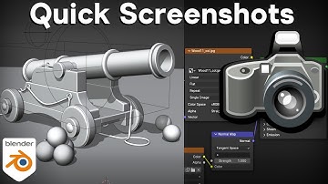 How to Take Quick Screenshots in Blender (Quick Tip)
