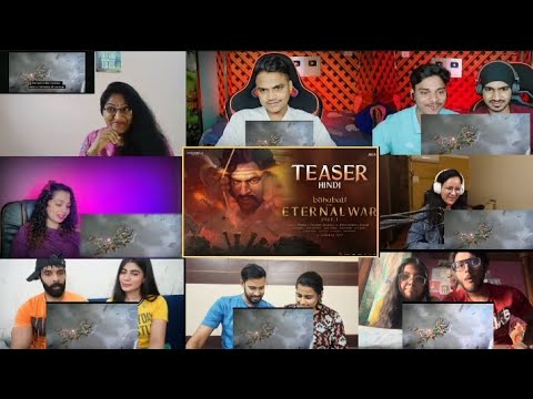 Baahubali - The Eternal War Part 1 Teaser Mashup Reaction