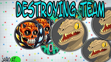 Agar.io// DESTROYING TEAM//TRICKSPLIT//POPSPLIT//REVERSE CANNON SPLIT//LINESPLIT.